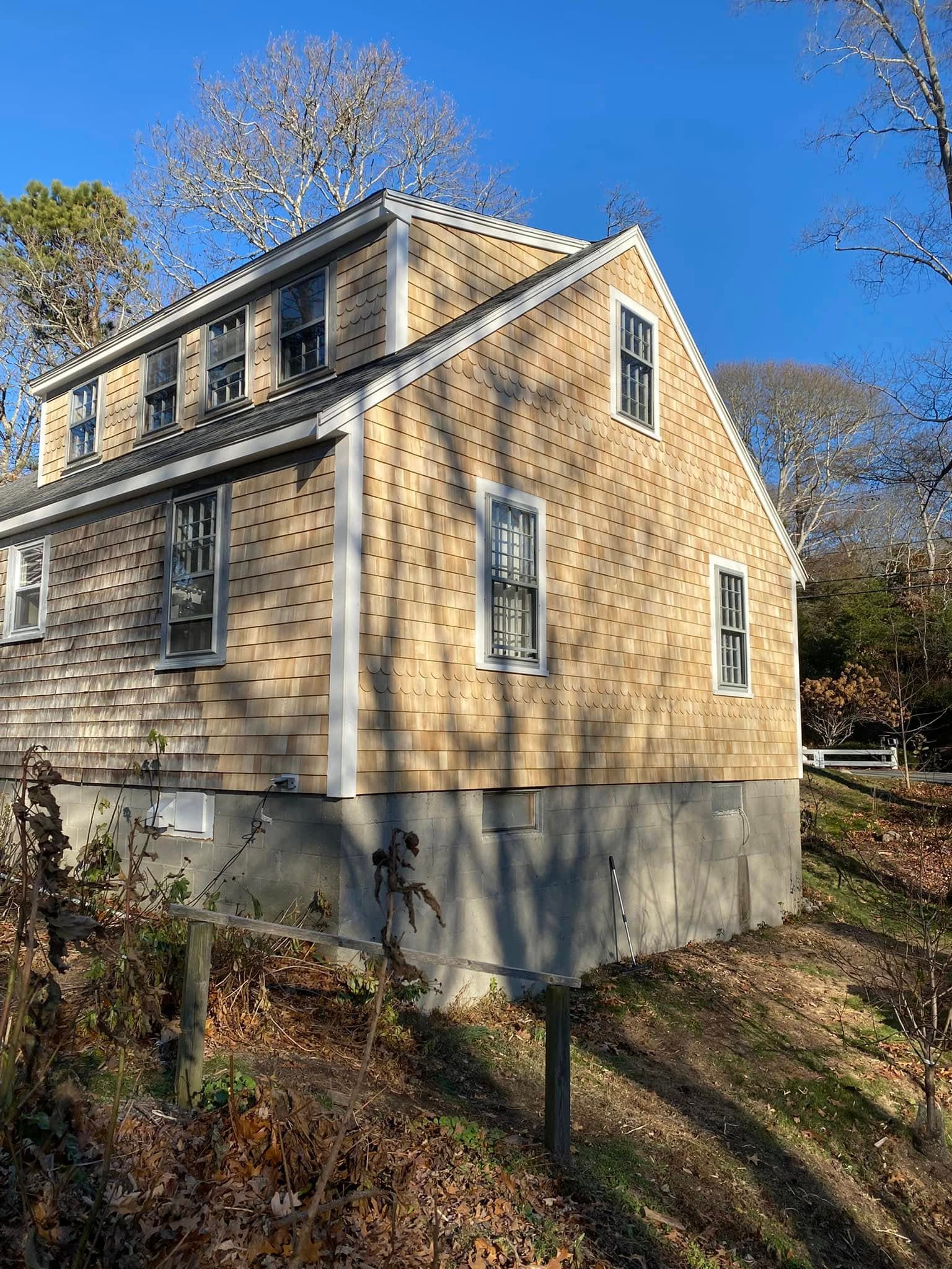 Cedar shingle Cape-style home